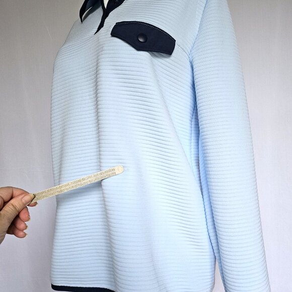 J. CREW Women's Light Blue Pullover, Size S - Picture 14 of 15